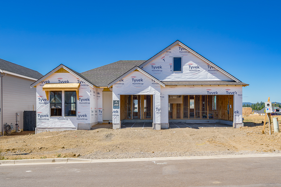 Exterior of home under construction at 4202 N 14th Way, Ridgefield, WA 98642 | Generation Homes Northwest Quick Move-in Home
