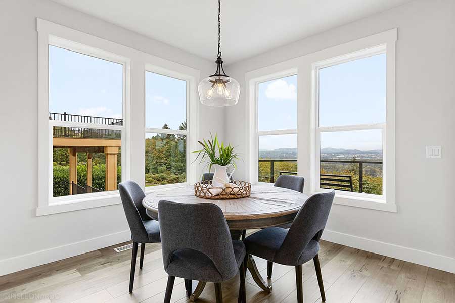 The Lily Custom Home Breakfast Nook