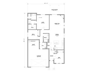 the Lakeland II new home floor plan