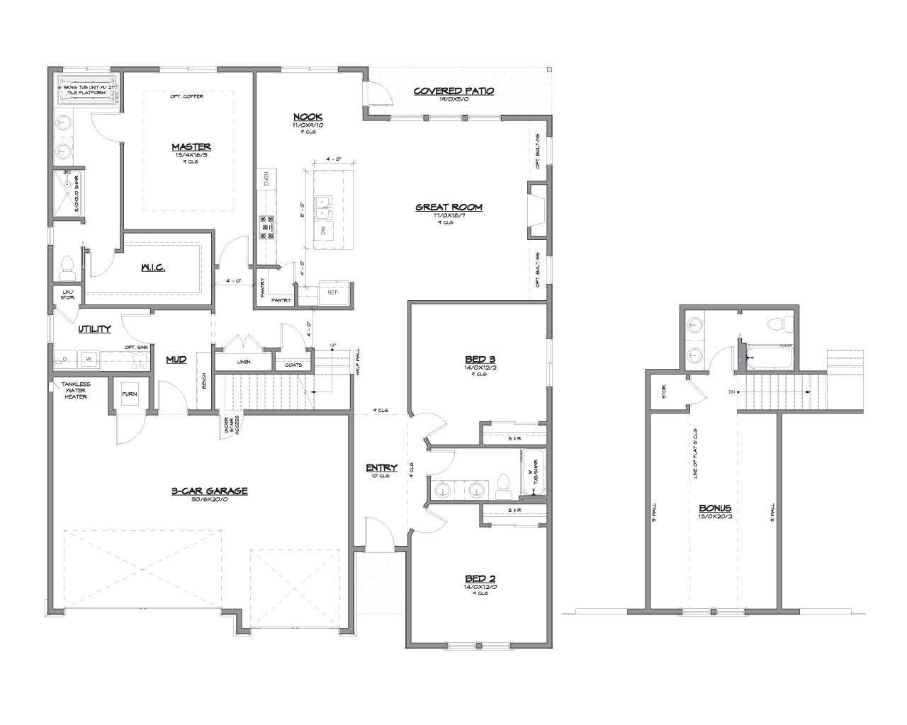 Lakeville 2 custom floor plan
