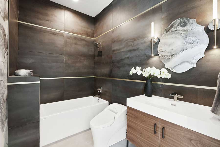 Fusion Oasis Custom Home Design Bathroom