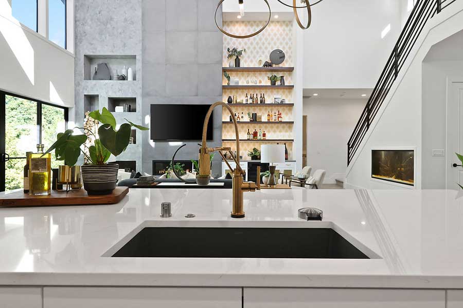 Fusion Oasis Custom Home Kitchen Sink