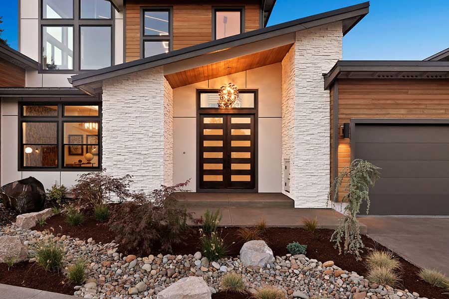 Fusion Oasis Custom Home Front Entry