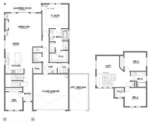 Woodbury custom home plan