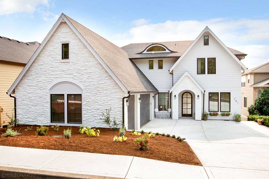 The Lily Custom Home Front Exterior