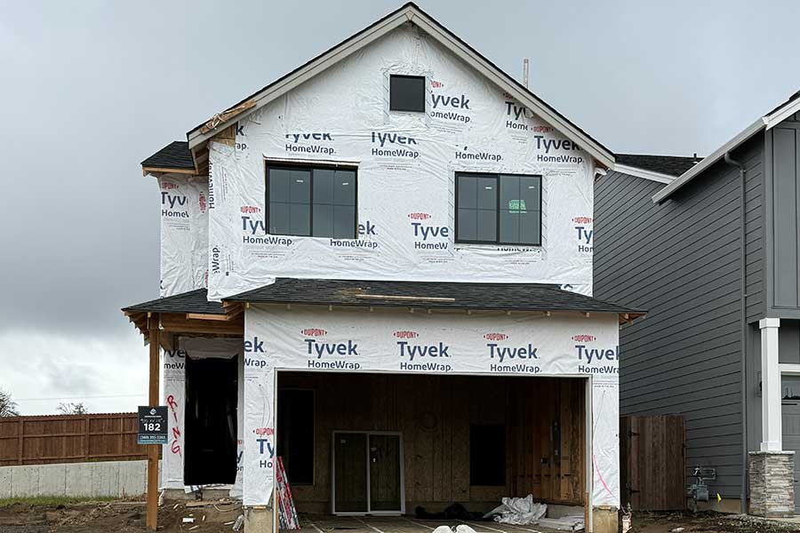 Home under construction at Lot 182 in North Haven Community