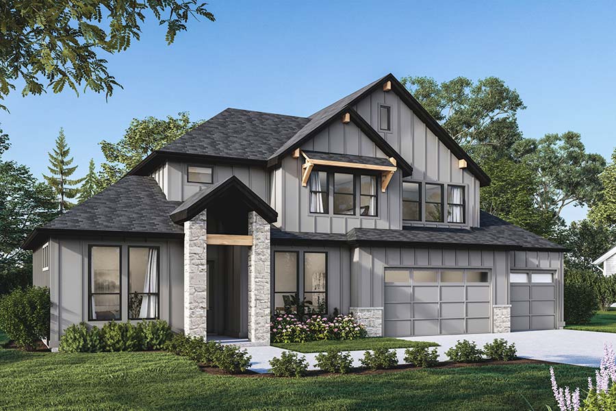 Reserve Collection | The Lakeshore Farmhouse | Generation Homes Northwest