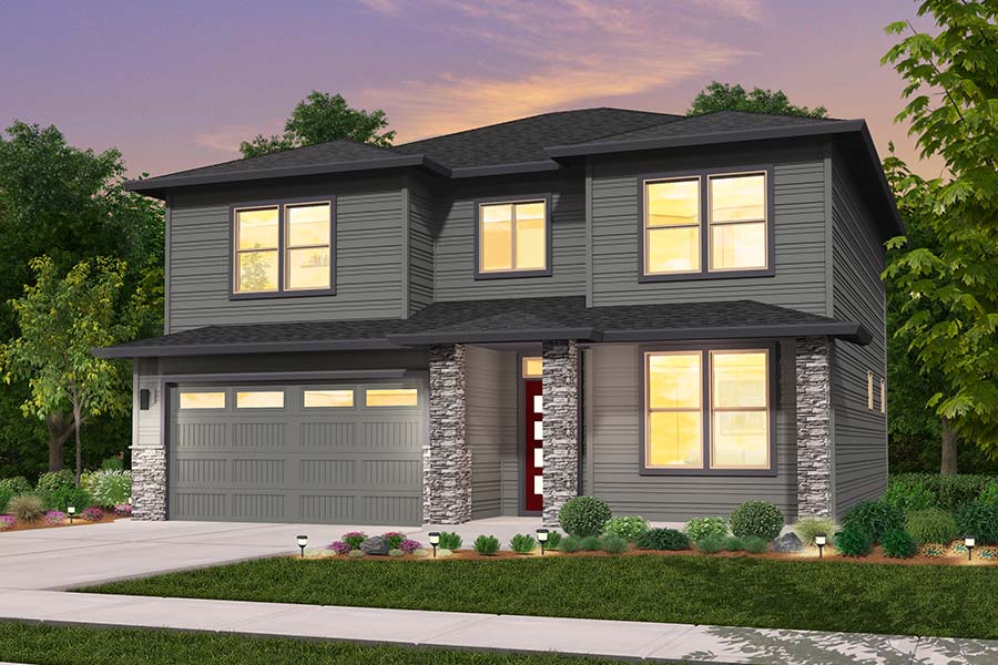 Signature Collection | The Rockford 2-car Prairie | Generation Homes Northwest