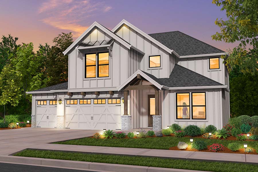 Signature Collection | The Clearwater Farmhouse | Generation Homes Northwest