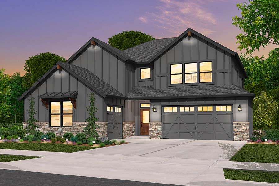 Signature Collection | The Hancock Farmhouse | Generation Homes Northwest