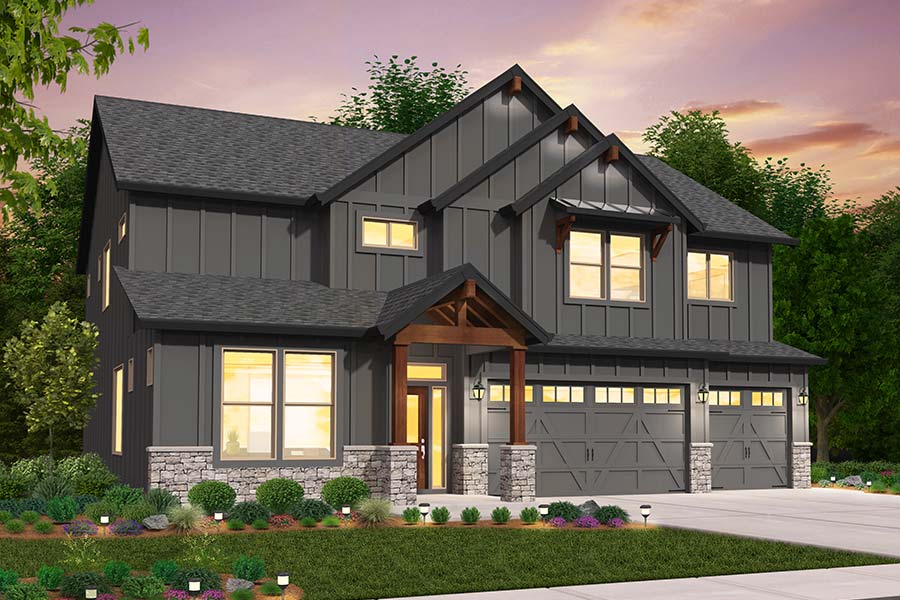 Signature Collection | The Rochester Farmhouse | Generation Homes Northwest